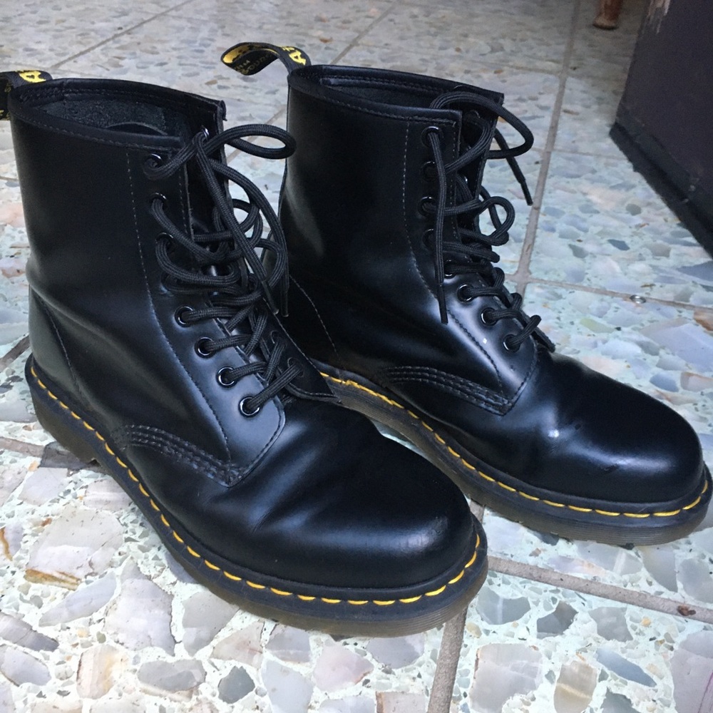 Black Doc Martens 8 eye